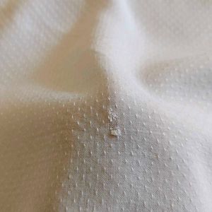 White Rayon Off-shoulder Top