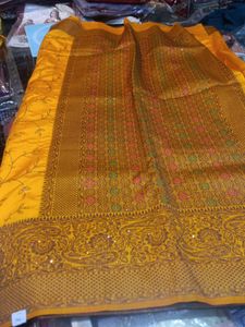 Elegant Yellow Saree