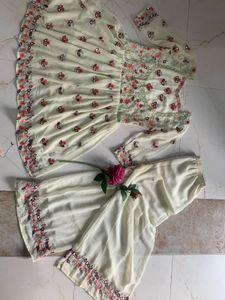 Embroidered Anarkali Suit