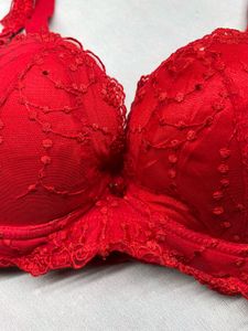 Red Lace Bra