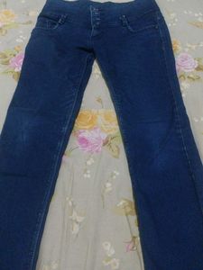 Dark Blue Denim Jeans
