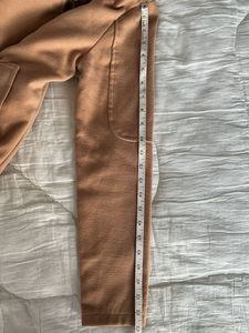Tan Hooded Zip-Up Jacket