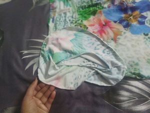 Animal And Floral Print Summer Top