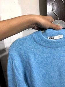 Cozy Blue Pullover Sweater
