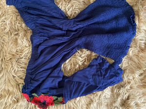 URBANIC Embroidered Off-Shoulder Top