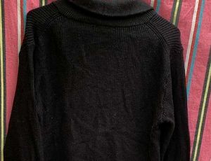 polham orignal BlackHalf-Zip Sweater
