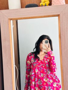 Floral Print Kurta