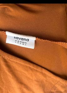 Brown Bodycon Mini Dress