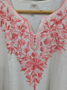 Hand-embroided Kurta