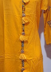 Mustard Kurti
