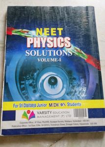 Sri Chaitanya Neet Physics Solutions Book