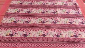 Flower Print Saree
