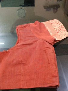 Elegant Ethnic Brick Color Saree