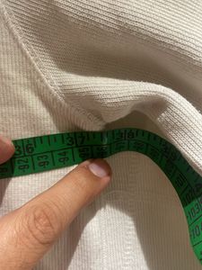 White Casual T-shirt. No Torn And Tear.