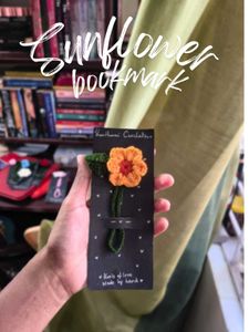 Crochet Flower Bookmarks.
