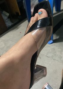 Black Heeled Sandals