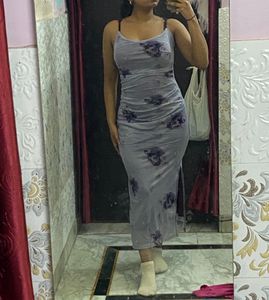 Floral Bodycon Midi Dress