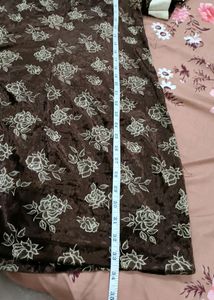 Vintage Floral Velvet Dress