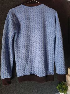 Calvin Klein Blue Patterned Sweatshirt