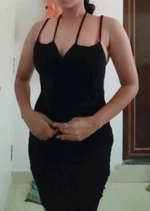 New With Tag! Urbanic Black Tie Up Dress