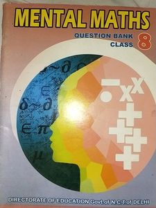 MENTAL MATHS BOOK CLASS 8th