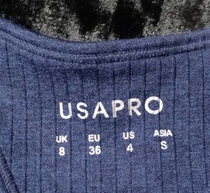 💙 SEAMLESS CROP SPORTS BRA