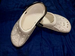 White Crocs Unisex Size 6