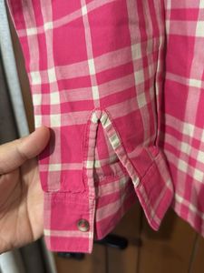 Hot Pink Check Shirt