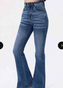 Flared Denim Jeans