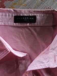 Pink Polo Shirt - Size L