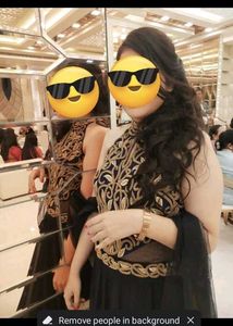 indo Western backless Gown