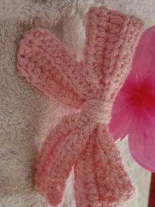 Handmade Knitted Pinkbow 🎀