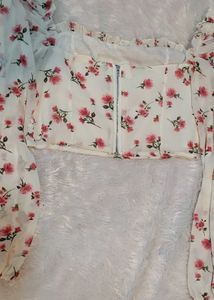 Floral corset top