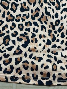 Revolte Leopard Print Crop Top