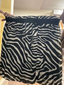 Animal Print Mini Skirt