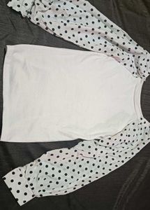 Polka Dot Sleeve Top