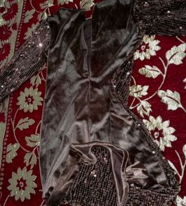 Sequin Long Sleeve Dress