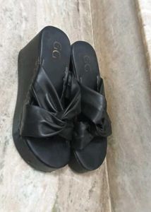 Black Platform Sandals/ Wedges brand new