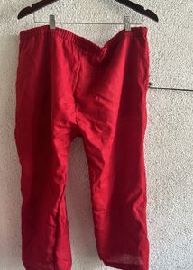 New Kurti Set -Musturd With Red Cotton Pant