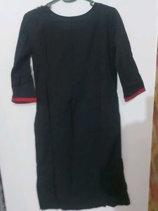 Stylish Black and Red Kurti