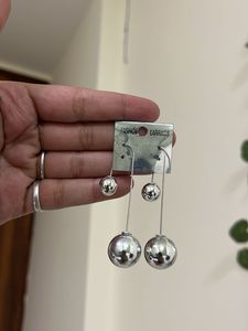 Beautiful silver earrings