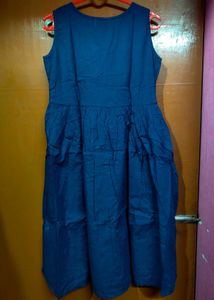 Navy Blue Midi Dress