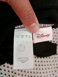 DISNEY Unisex Black Sweatshirt