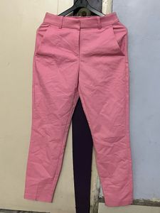 H&M Branded Pink Straight Leg Pants