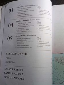 Workbook For ISC Students Poems And Stories Both