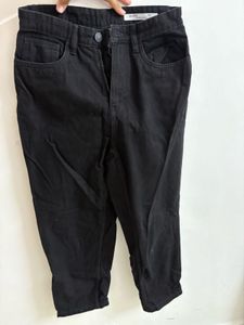 Black Straight Leg Jeans