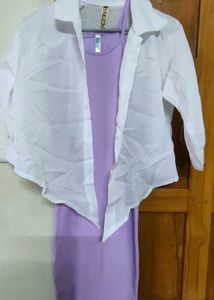 Bodycon Dress (Size-&#34;XS&#34;) With Jacket