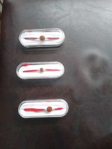 Rudraksh Rakhi Pure Silver Pack Of 3