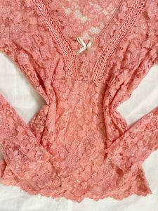 V-neck Lace Top