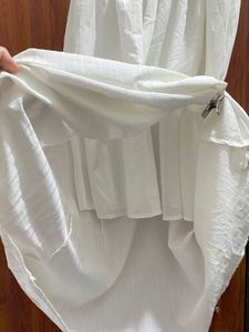Elegant White Midi Dress| In Great Condition